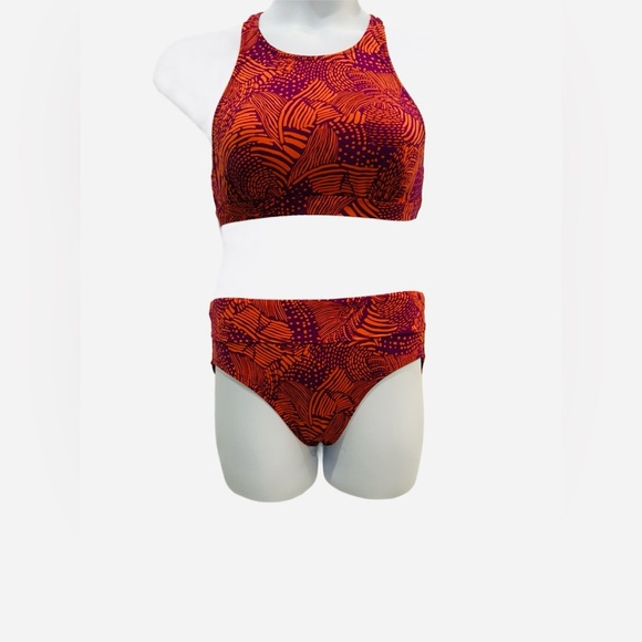 Garnet Hill two-piece swimsuit, ladies size 10 - Picture 3 of 4